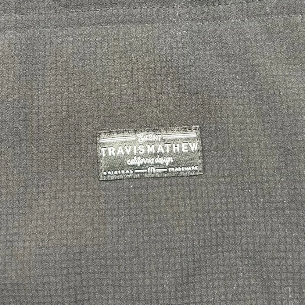 TravisMathew Mens Black Palisades‎ Quilted Puffer Jacket Full Zip Style Size M